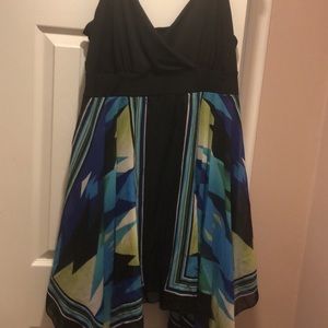 Flowing skirt summer dress